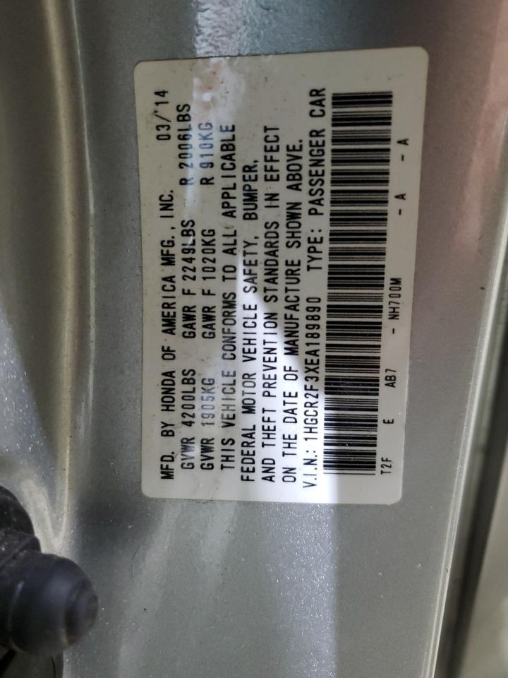 2014 HONDA ACCORD