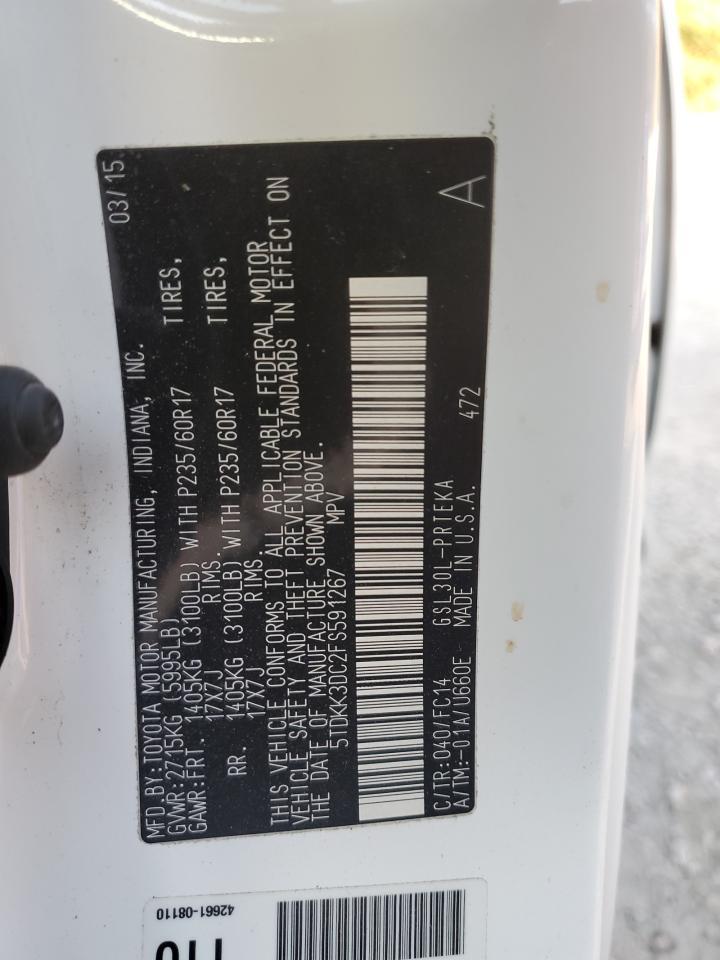 2015 TOYOTA SIENNA