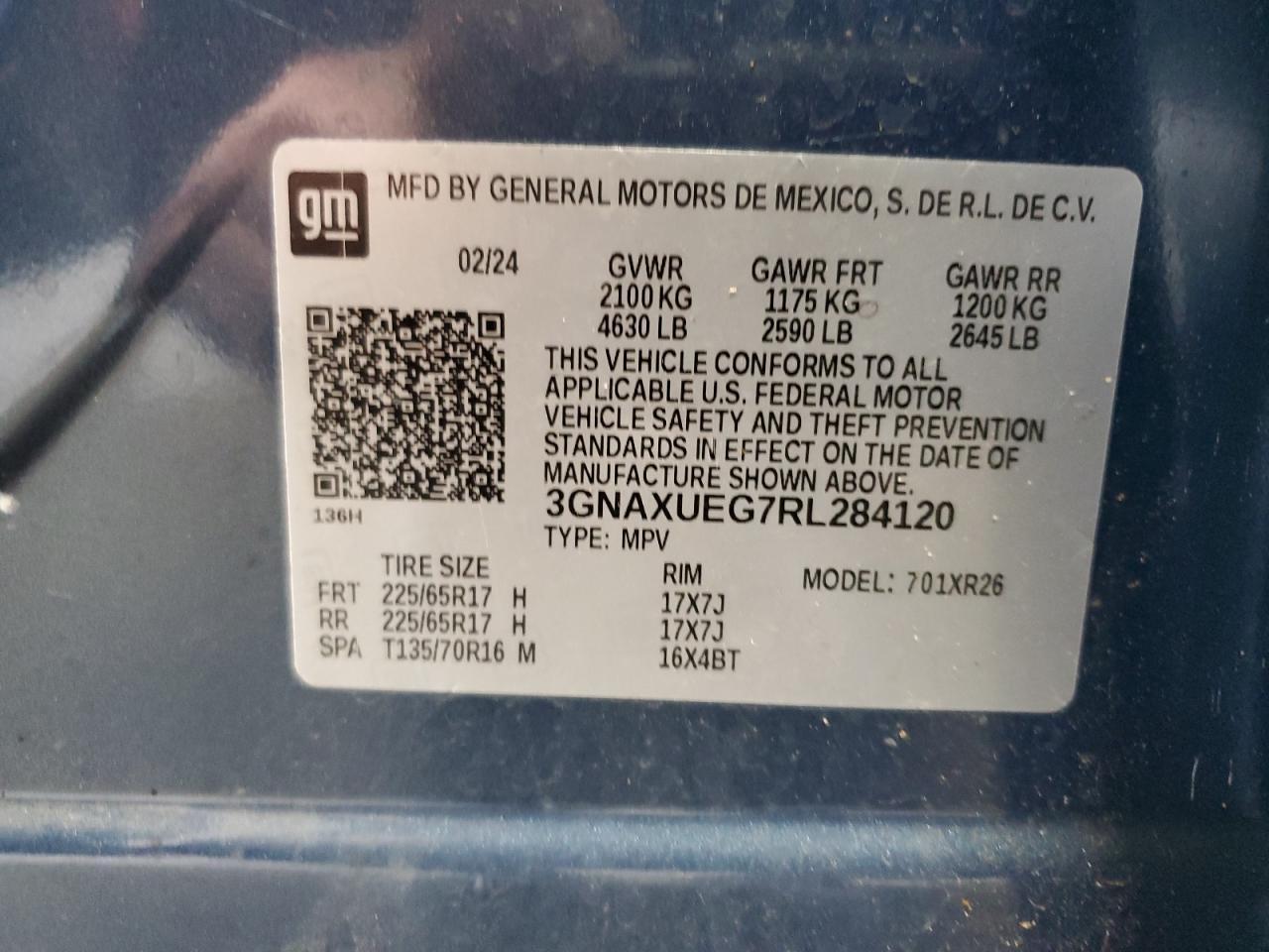 2024 CHEVROLET EQUINOX
