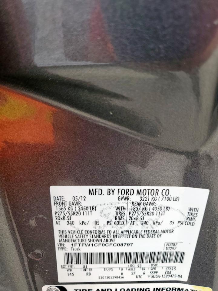 2012 FORD F-150