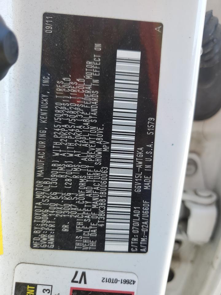 2011 TOYOTA VENZA