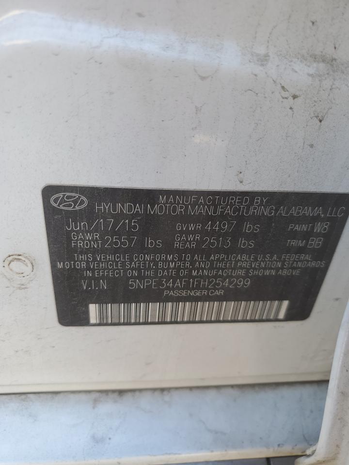 2015 HYUNDAI SONATA
