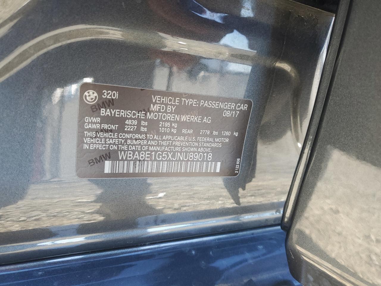 2018 BMW 3 SERIES