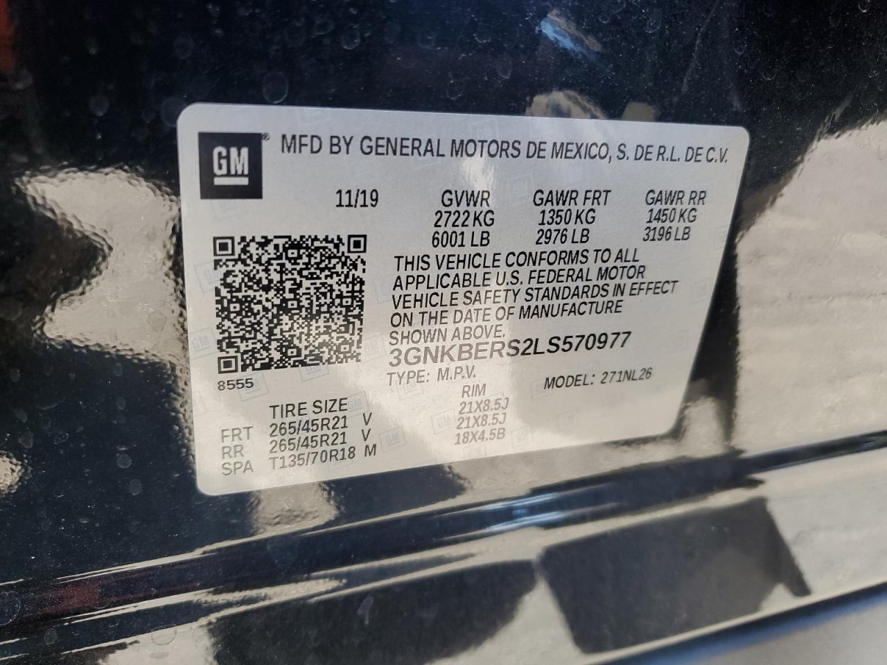 2020 CHEVROLET BLAZER