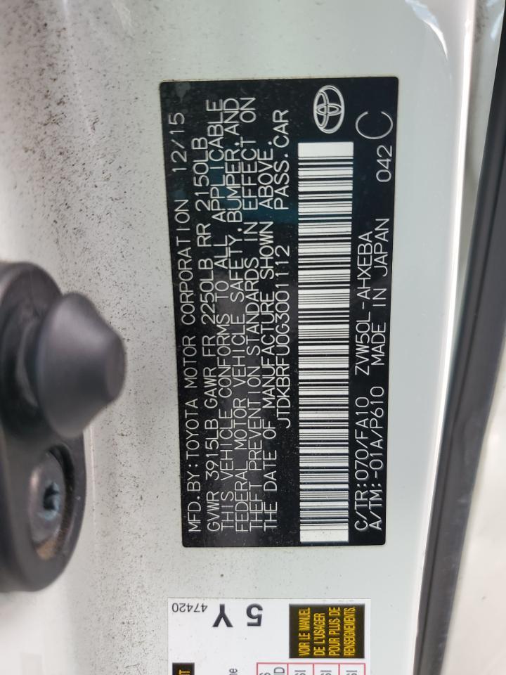 2016 TOYOTA PRIUS