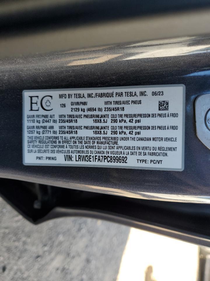 2023 TESLA MODEL 3