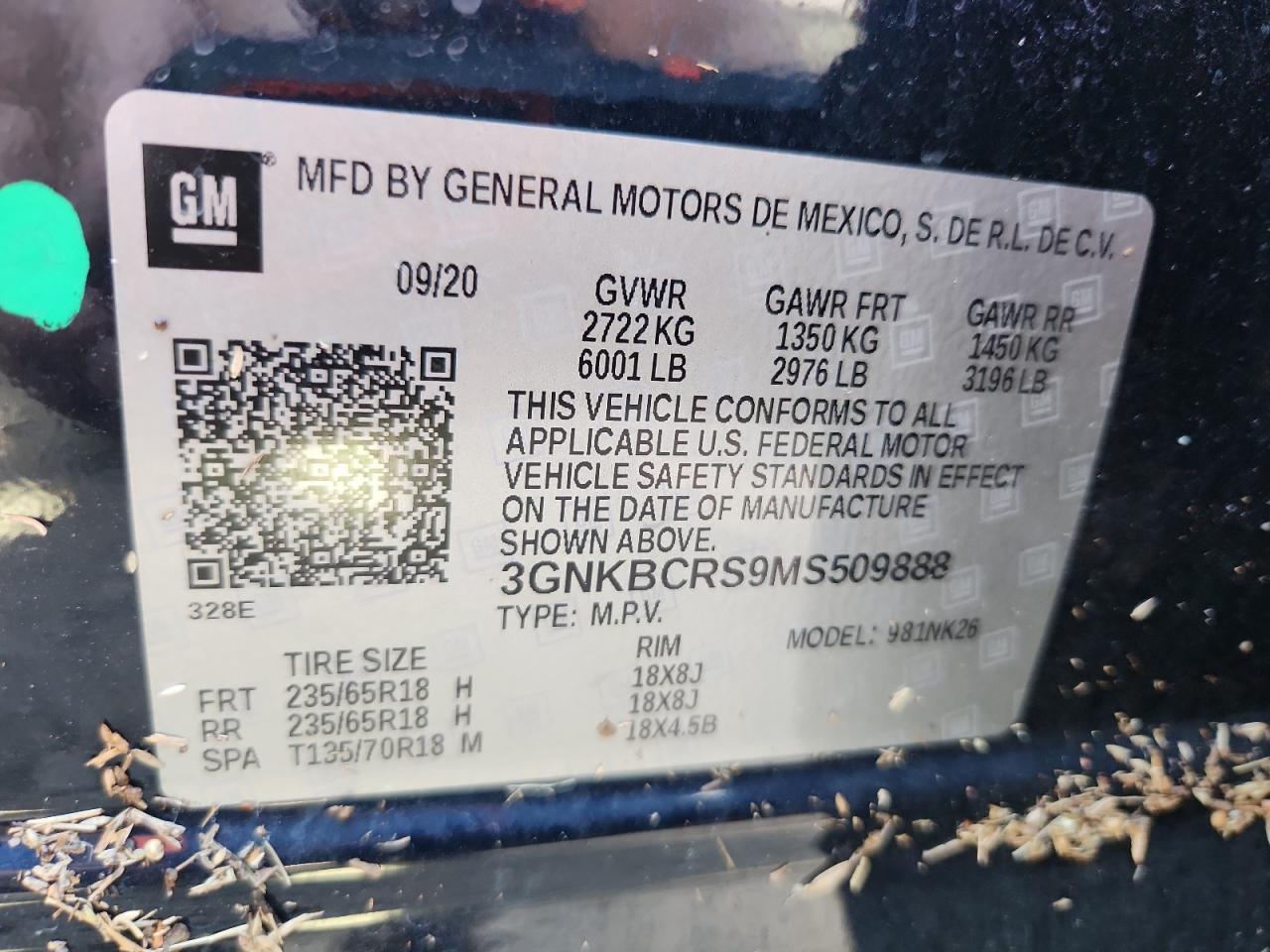 2021 CHEVROLET BLAZER