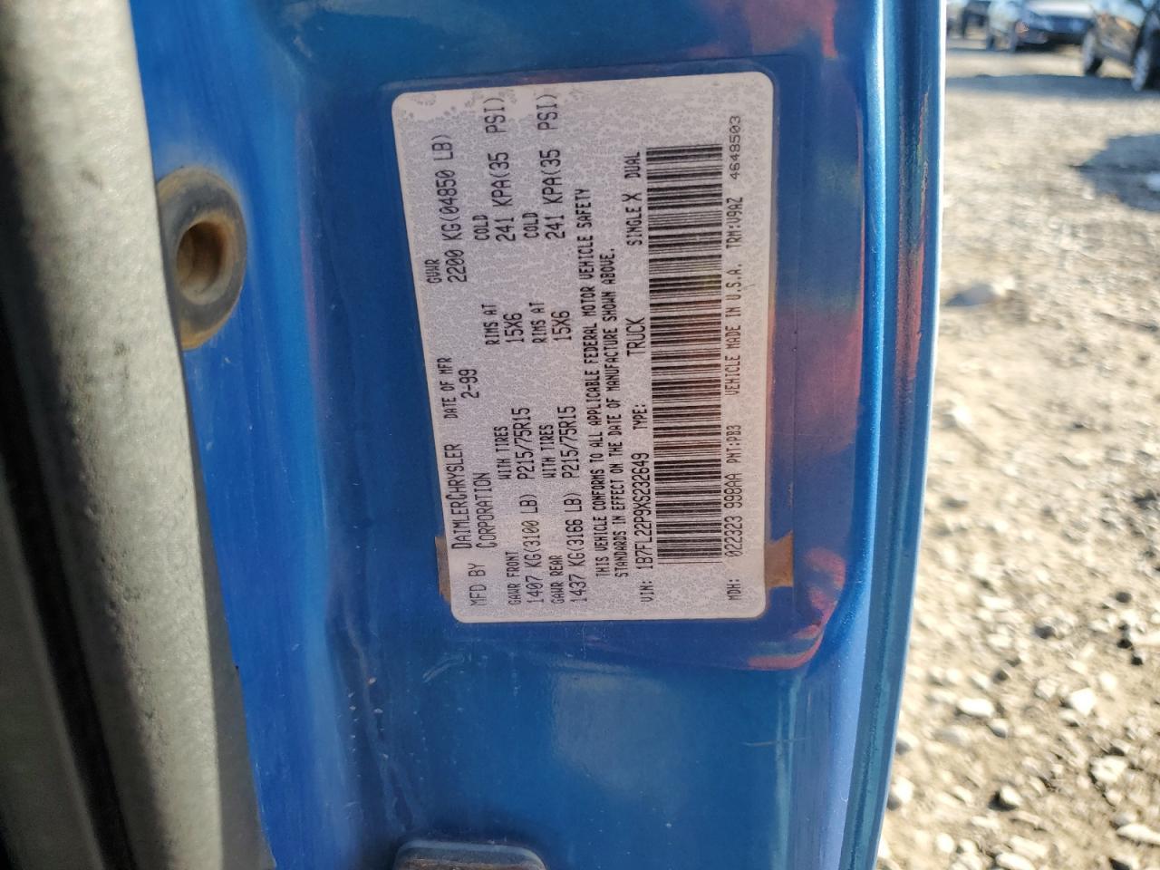 1999 DODGE Dakota