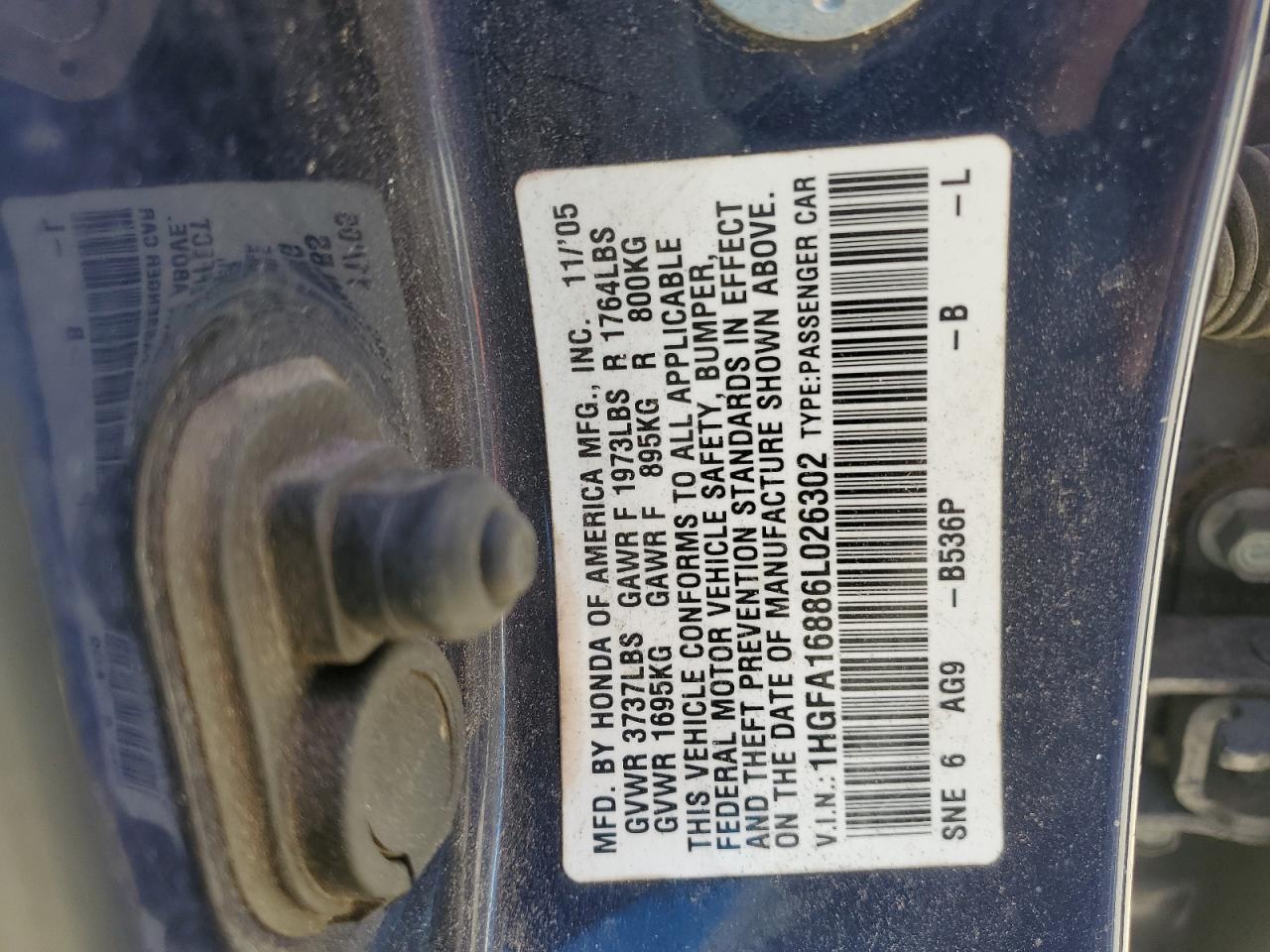2006 HONDA CIVIC