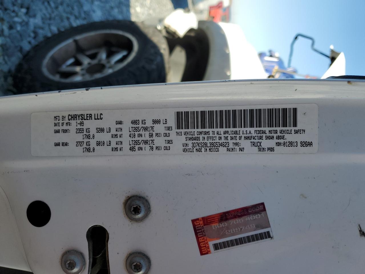 2009 DODGE Ram 2500