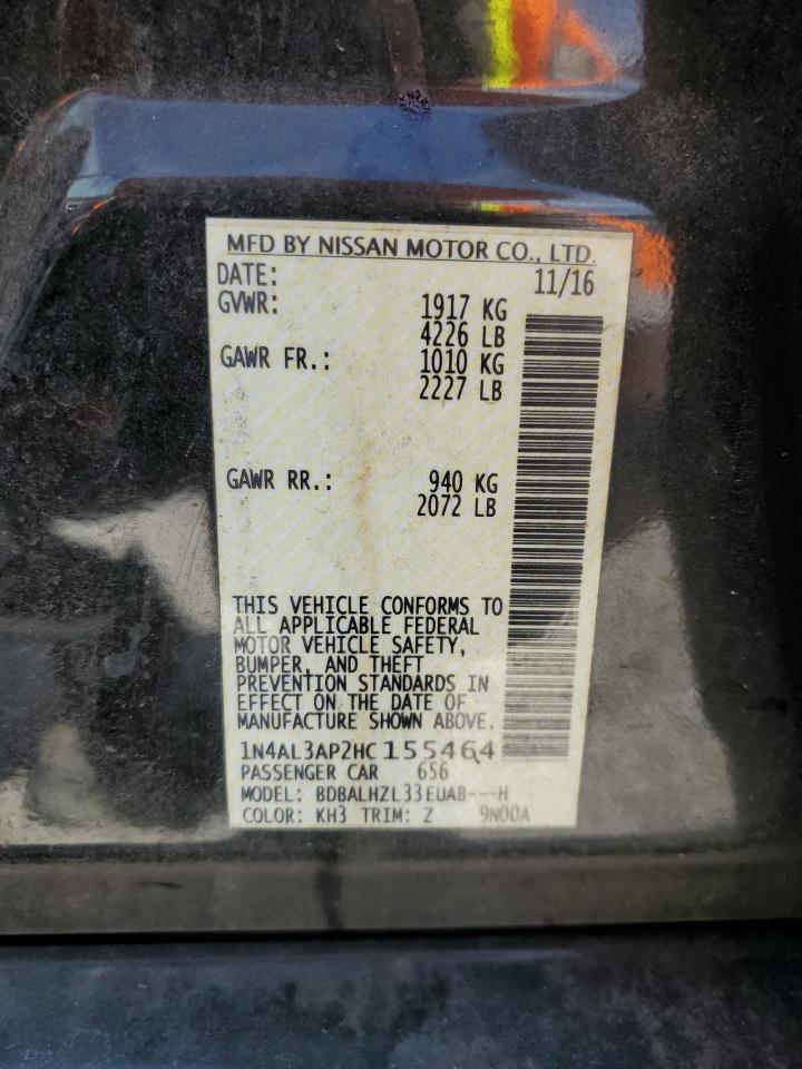 2017 NISSAN ALTIMA