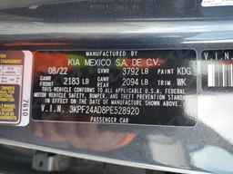 2023 KIA FORTE