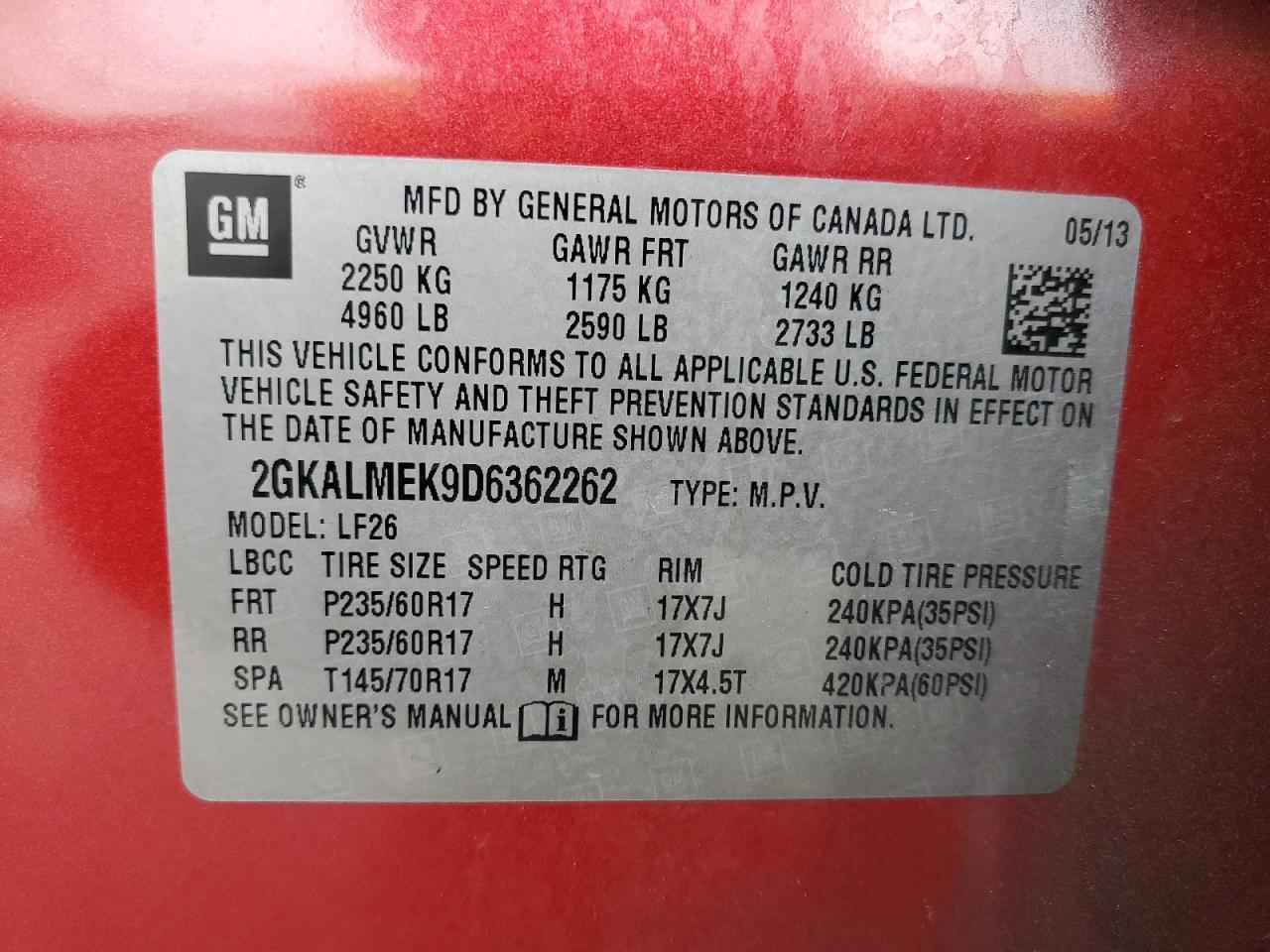 2013 GMC Terrain
