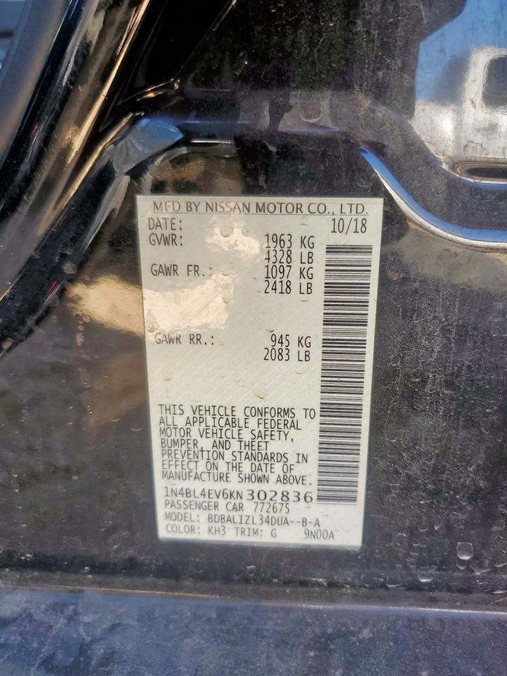 2019 NISSAN ALTIMA