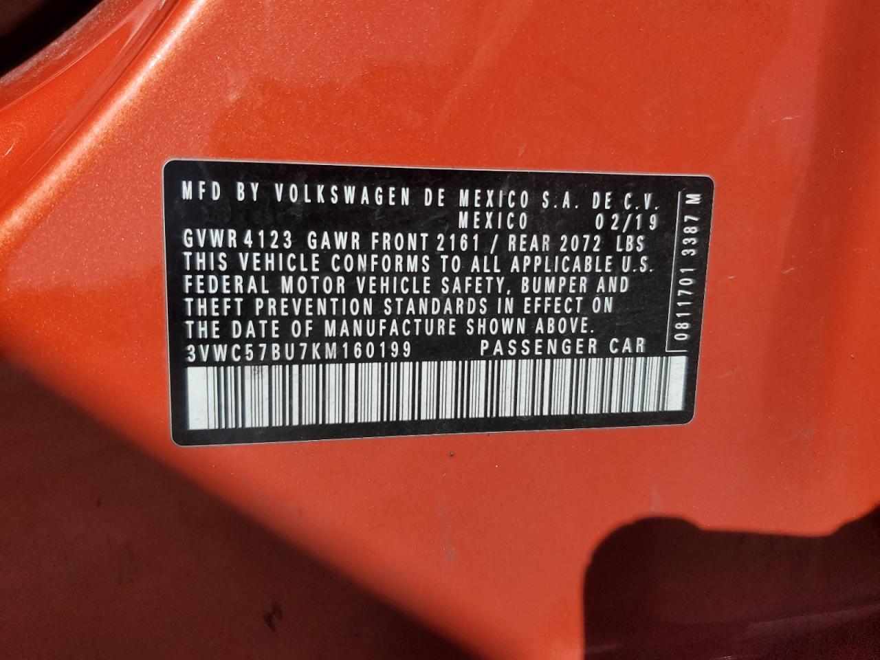 2019 VOLKSWAGEN JETTA