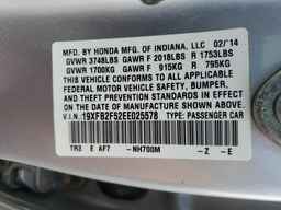 2014 HONDA CIVIC