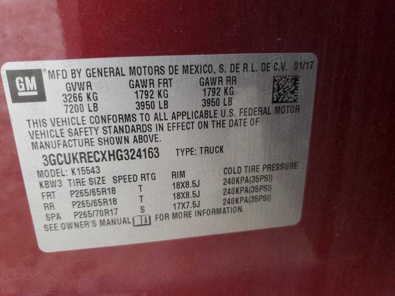 2017 CHEVROLET Silverado