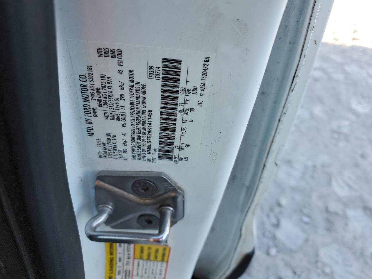 2019 FORD TRANSIT CONNECT