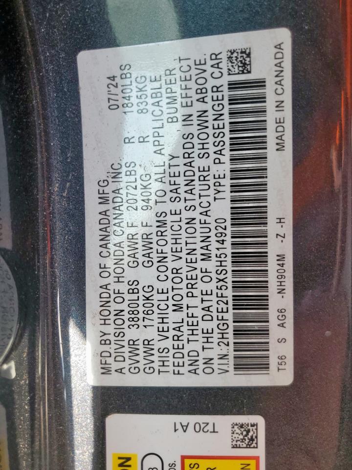 2025 HONDA CIVIC