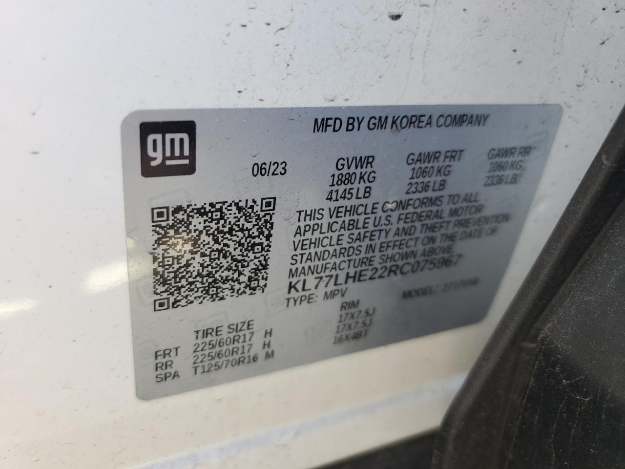 2024 CHEVROLET TRAX