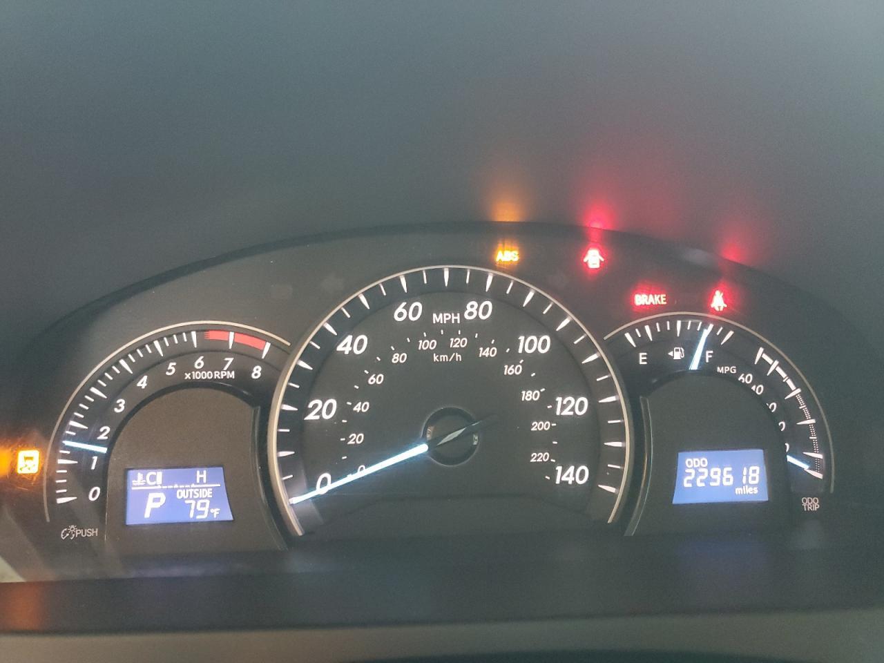 2012 TOYOTA CAMRY