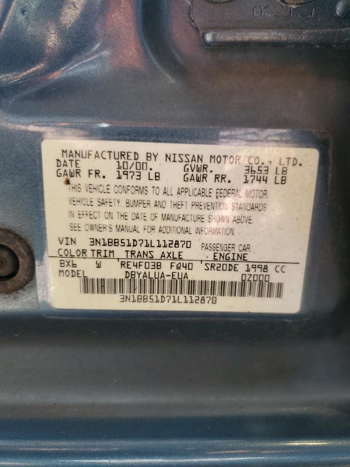 2001 NISSAN SENTRA