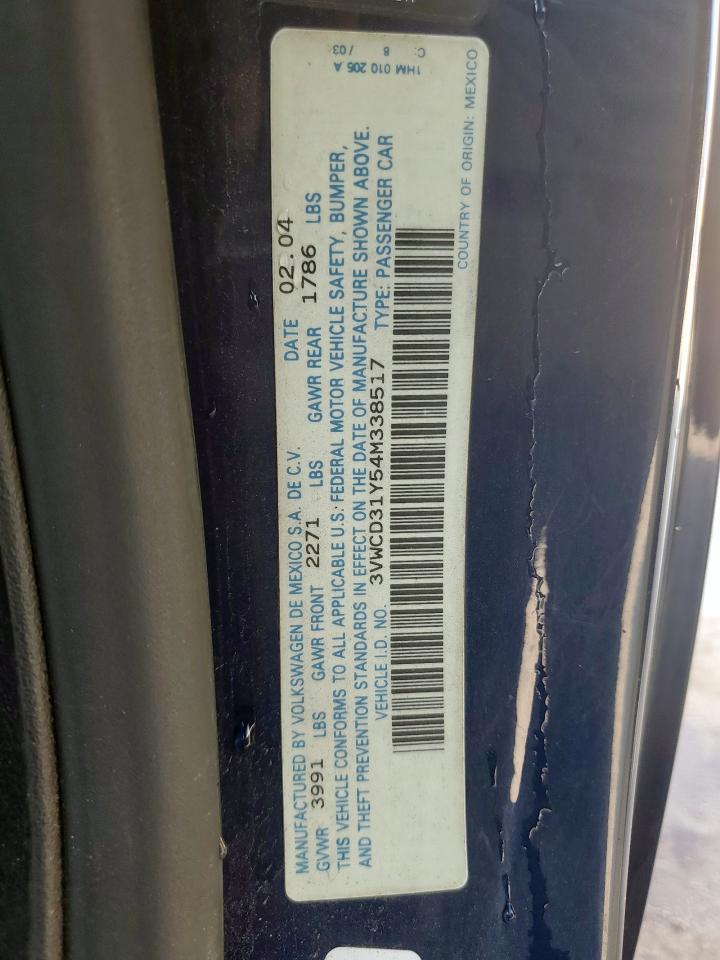 2004 VOLKSWAGEN Beetle