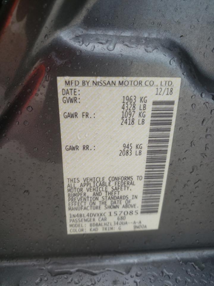 2019 NISSAN ALTIMA