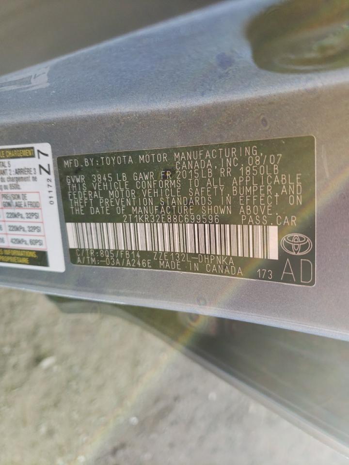 2008 TOYOTA COROLLA