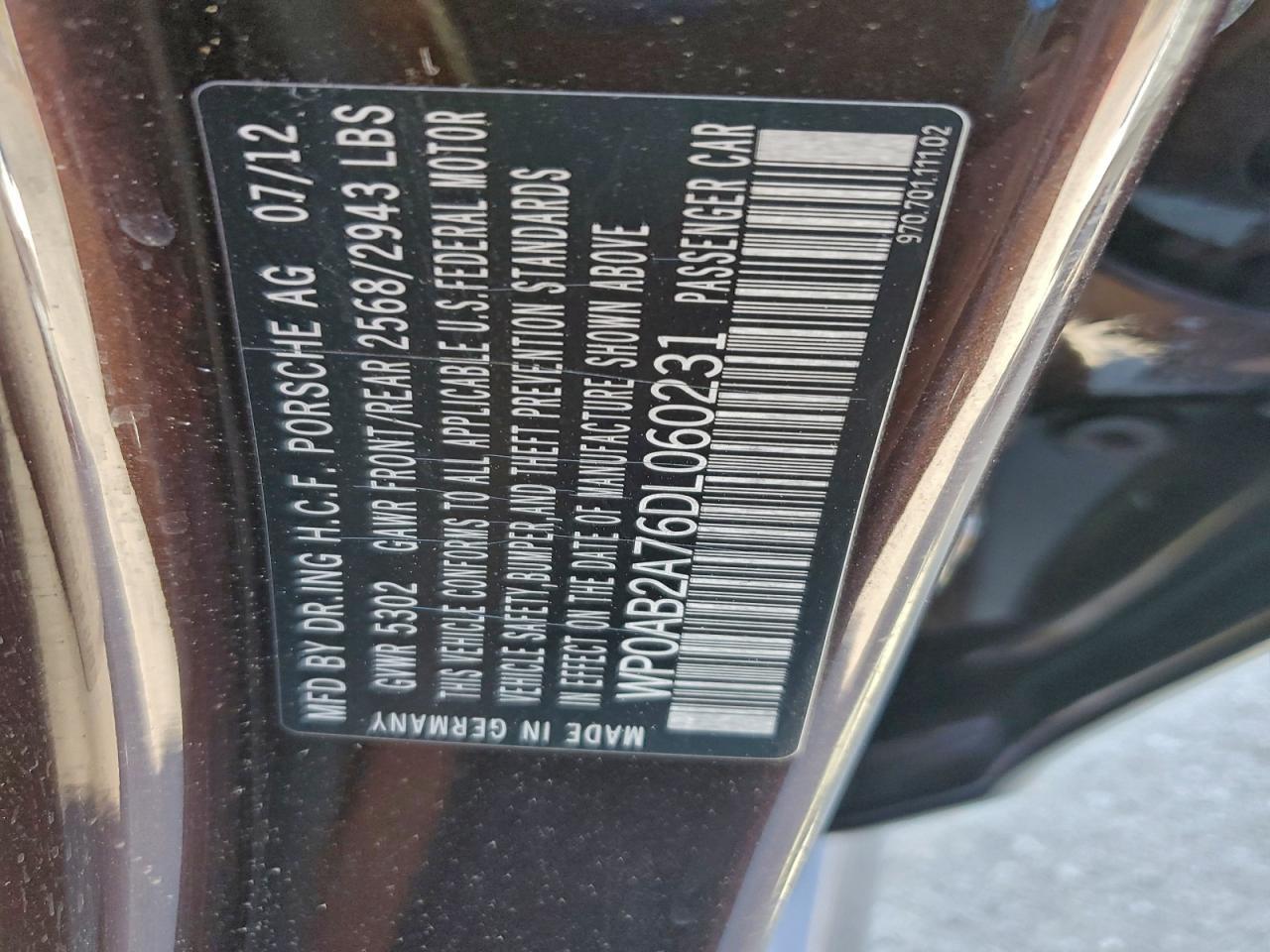 2013 PORSCHE Panamera