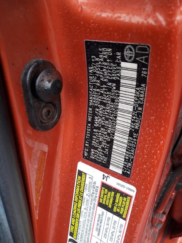 2013 TOYOTA COROLLA