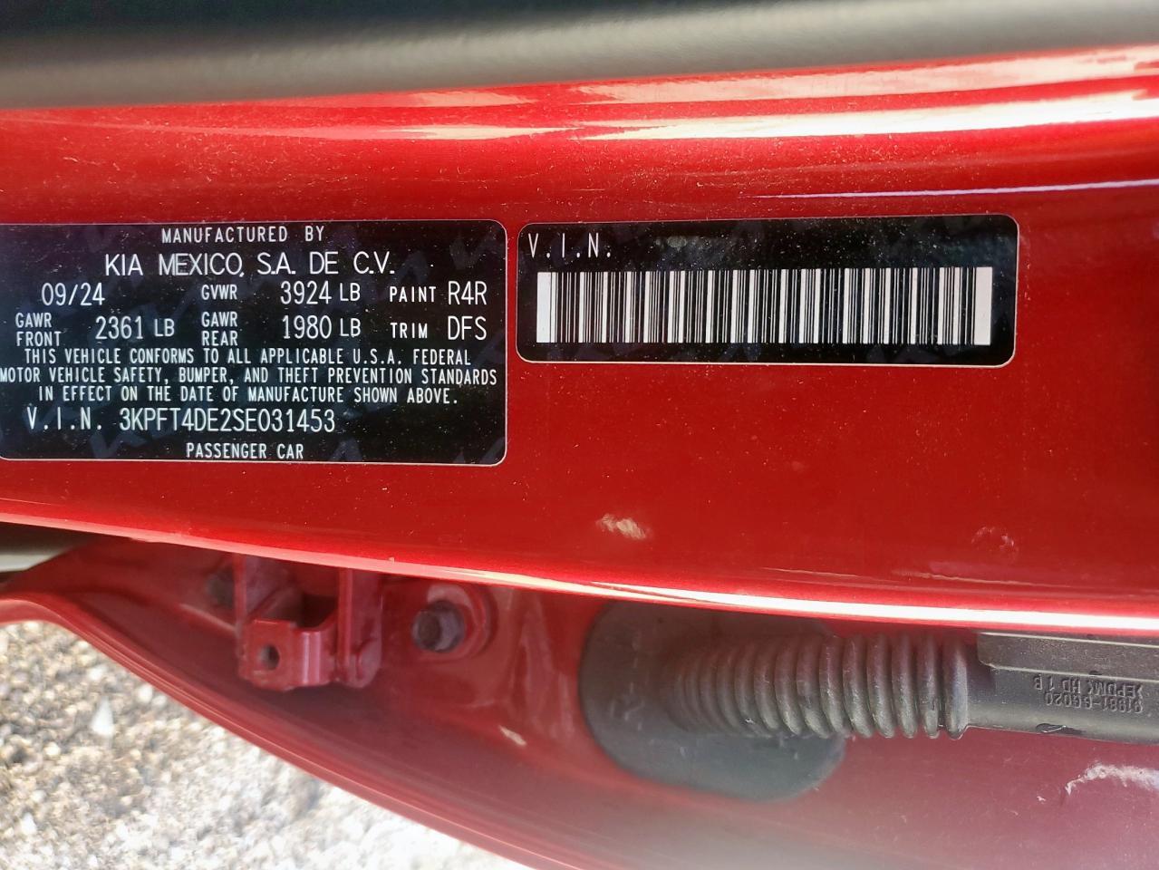 2025 KIA K4