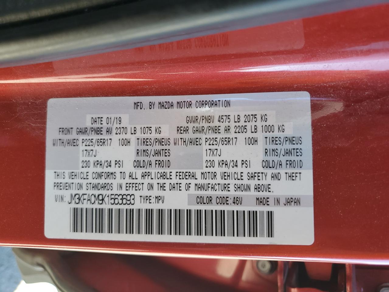 2019 MAZDA CX-5