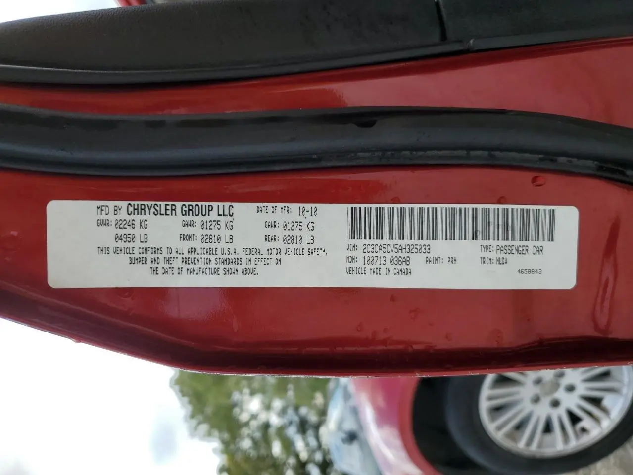 2010 CHRYSLER 300