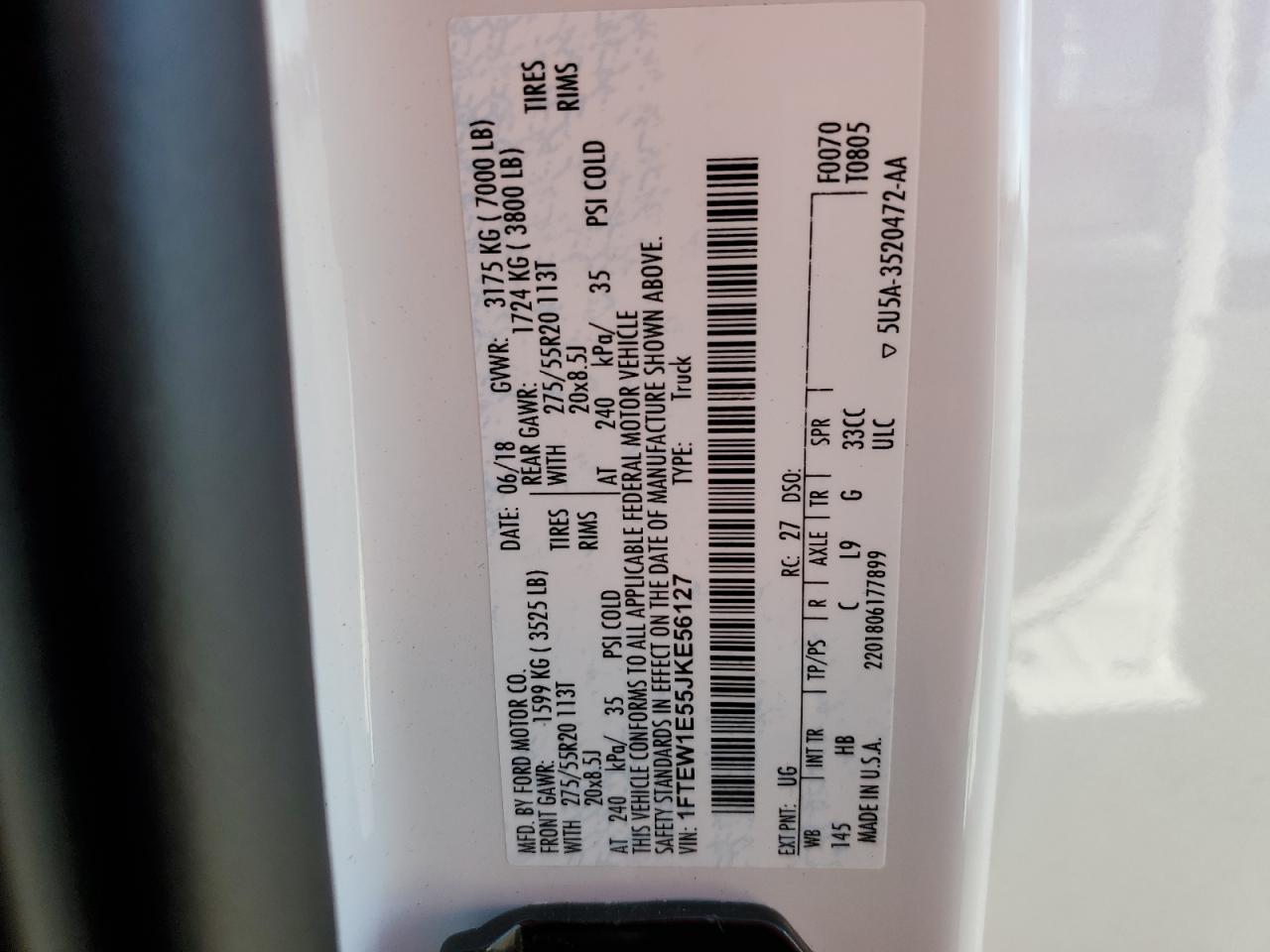 2018 FORD F-150