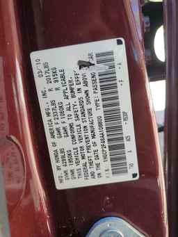 2010 HONDA ACCORD