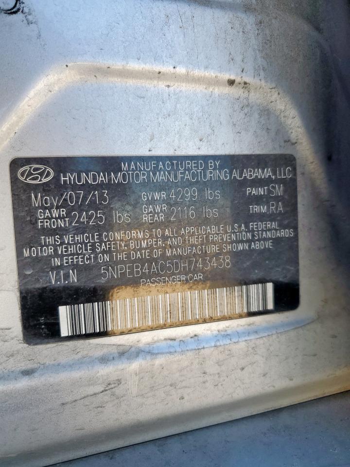 2013 HYUNDAI SONATA