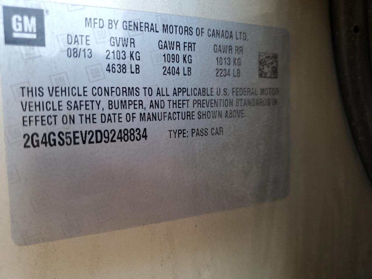 2013 BUICK Regal