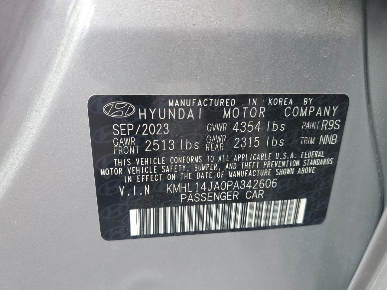 2023 HYUNDAI SONATA