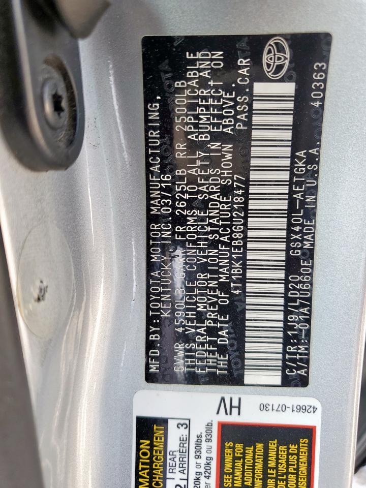 2016 TOYOTA Avalon