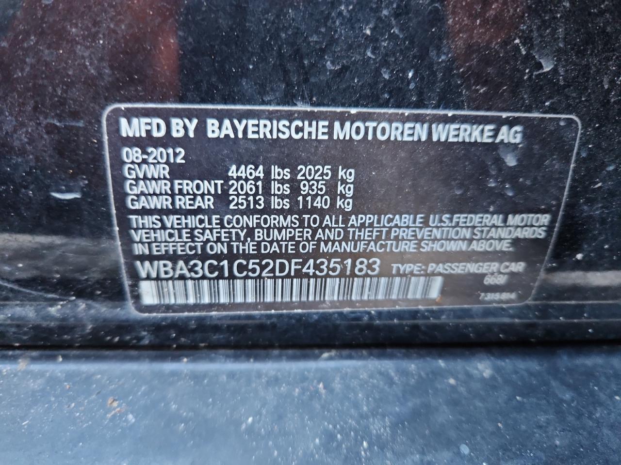 2013 BMW 3 SERIES