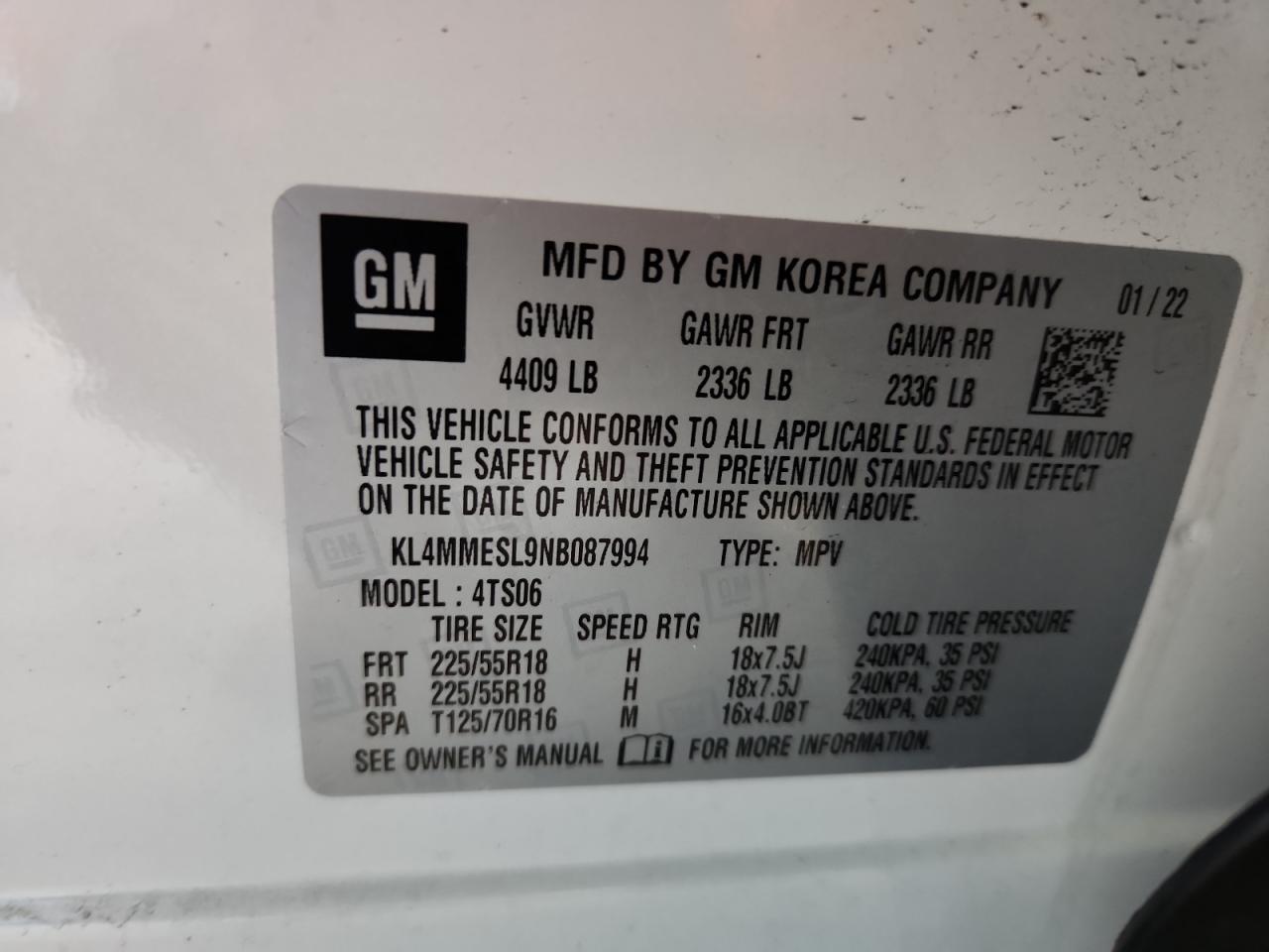 2022 BUICK Encore GX