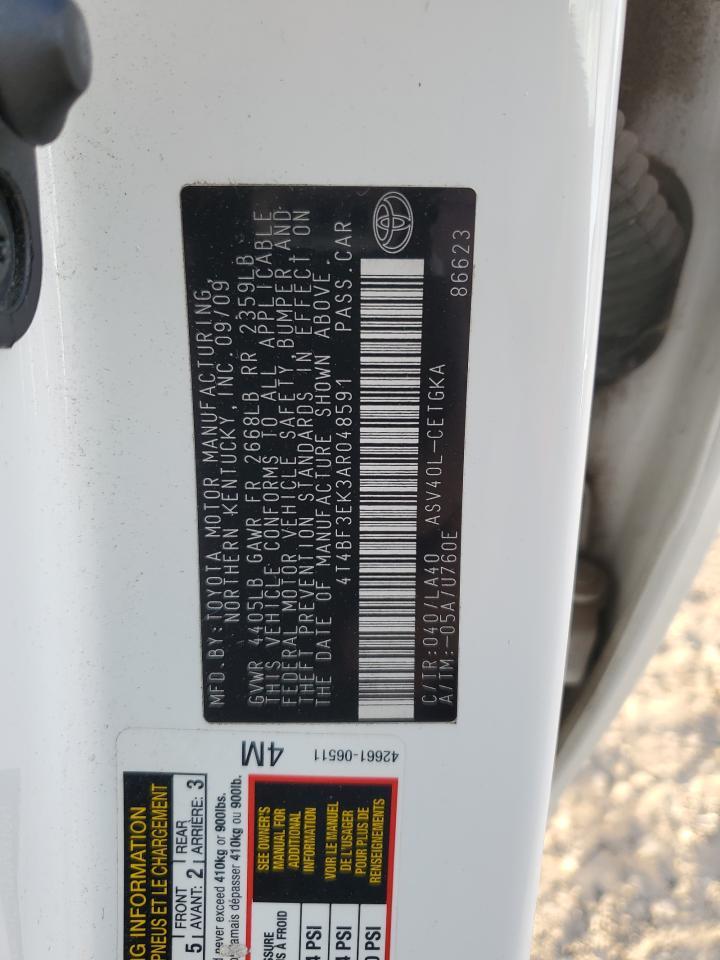 2010 TOYOTA CAMRY