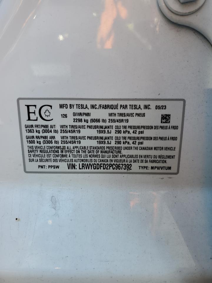 2023 TESLA MODEL Y