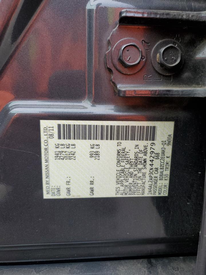 2012 NISSAN ALTIMA