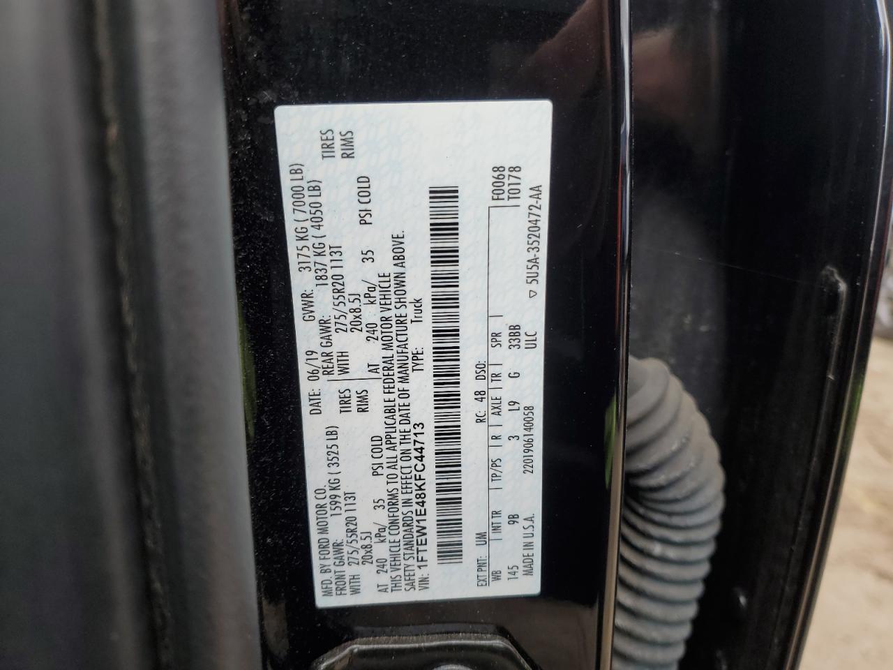 2019 FORD F-150