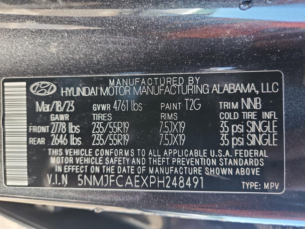 2023 HYUNDAI TUCSON