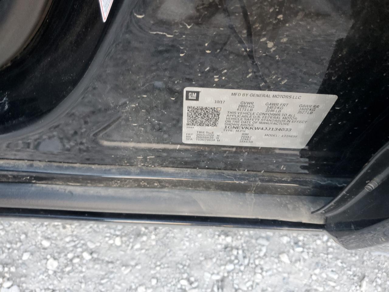 2018 CHEVROLET TRAVERSE