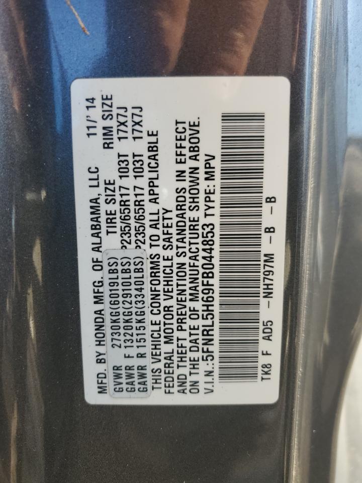 2015 HONDA ODYSSEY
