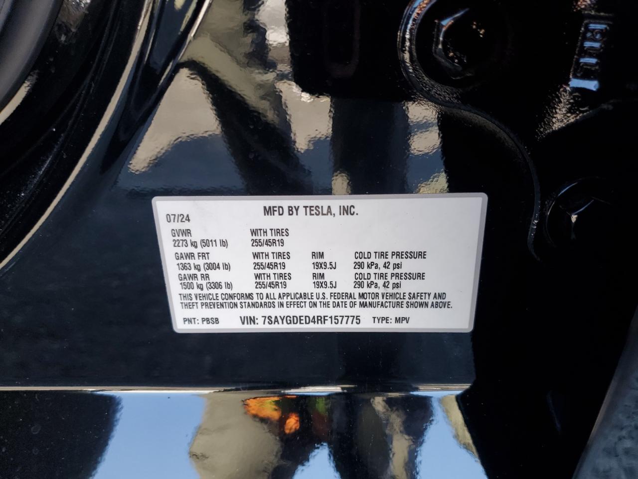 2024 TESLA MODEL Y